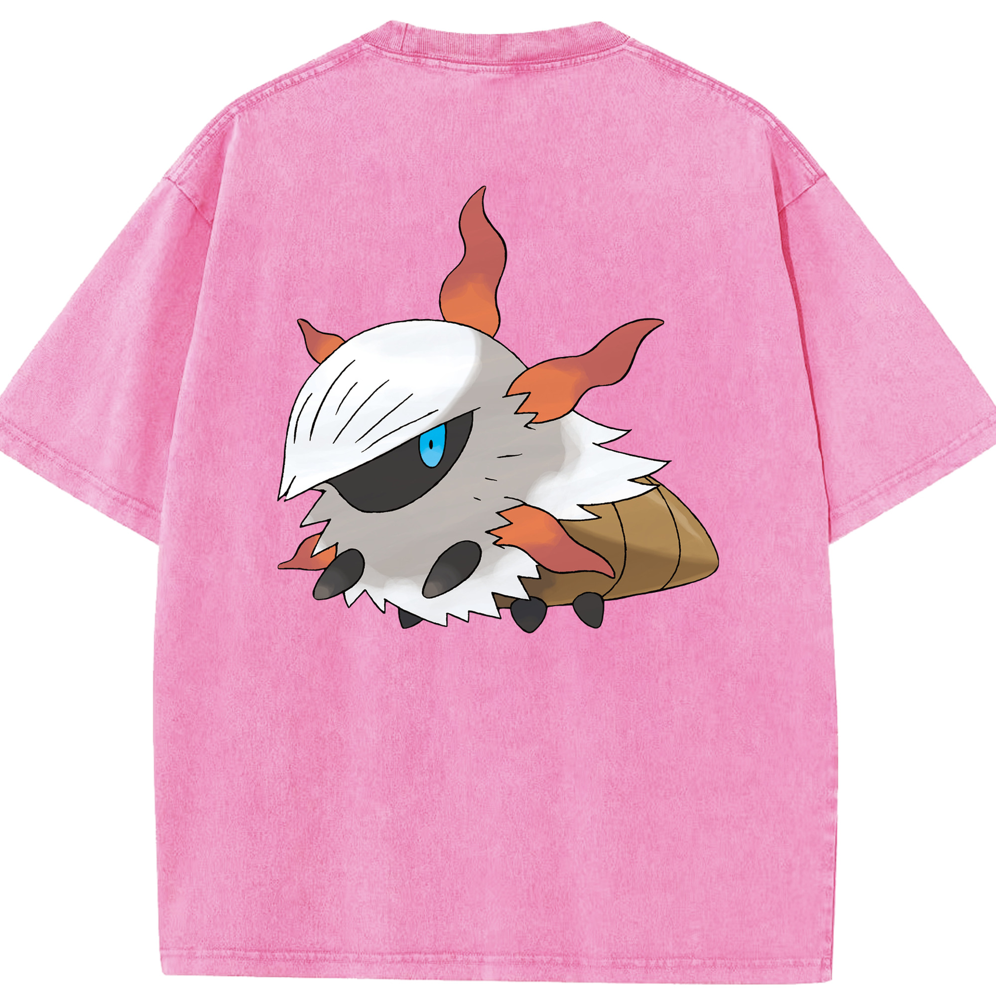 （画像用） ポケットモンスター Pokémon 綿100% ヴィンテージ風 半袖Tシャツ（背面プリント）